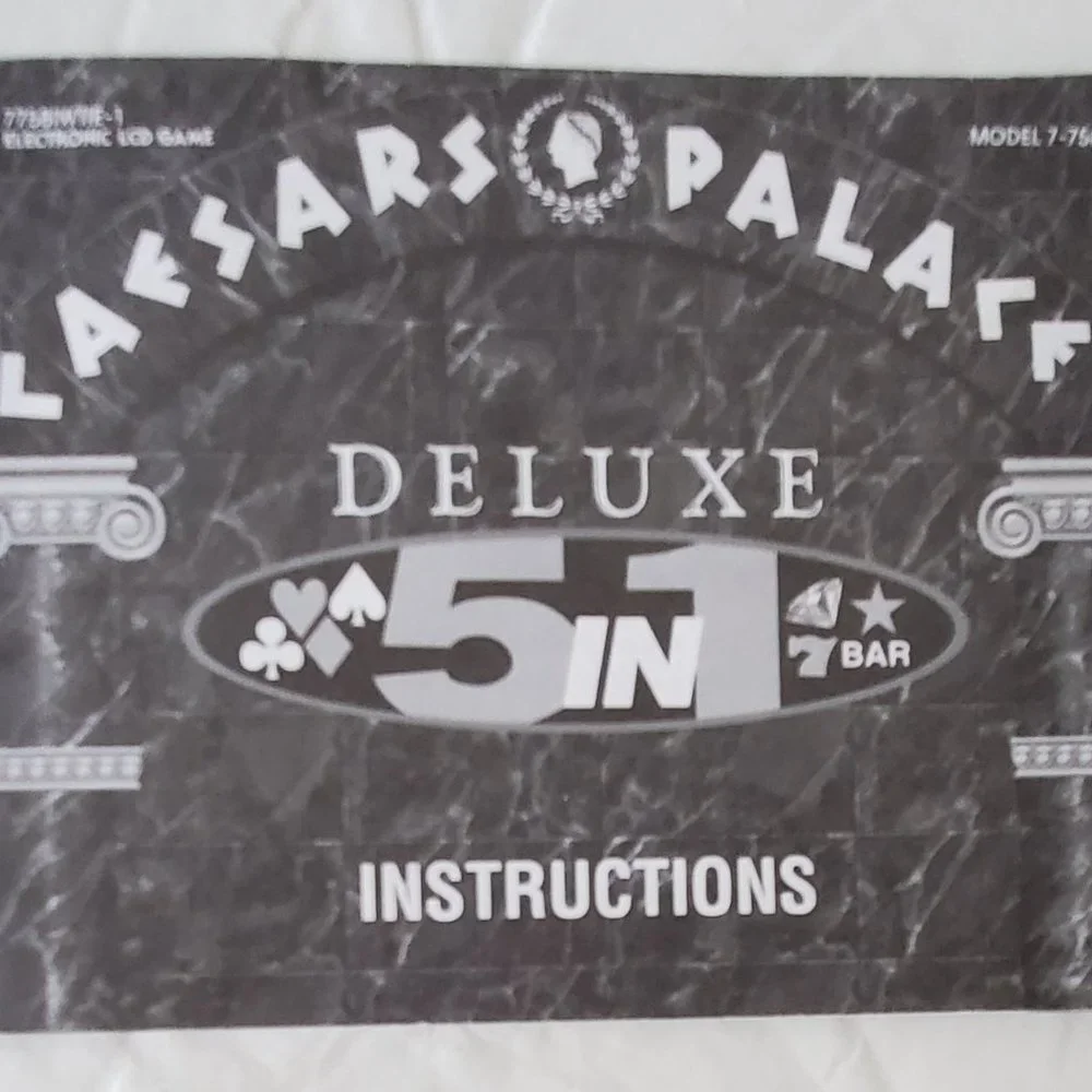 Caesars Palace Deluxe 5 in 1 Bar Game